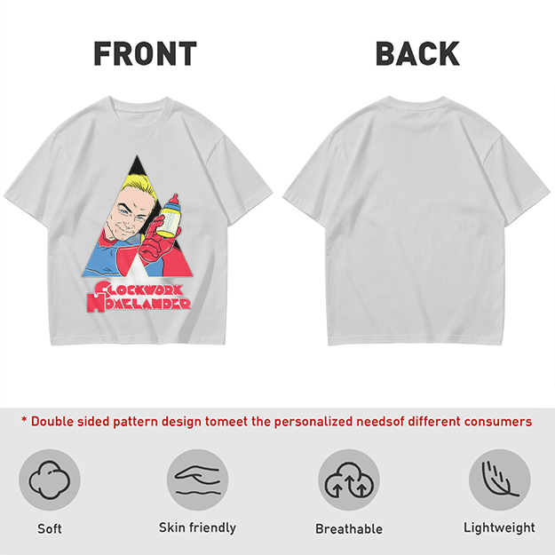 Olive Graphic T-Shirt with Clockwork Homelander Artwork