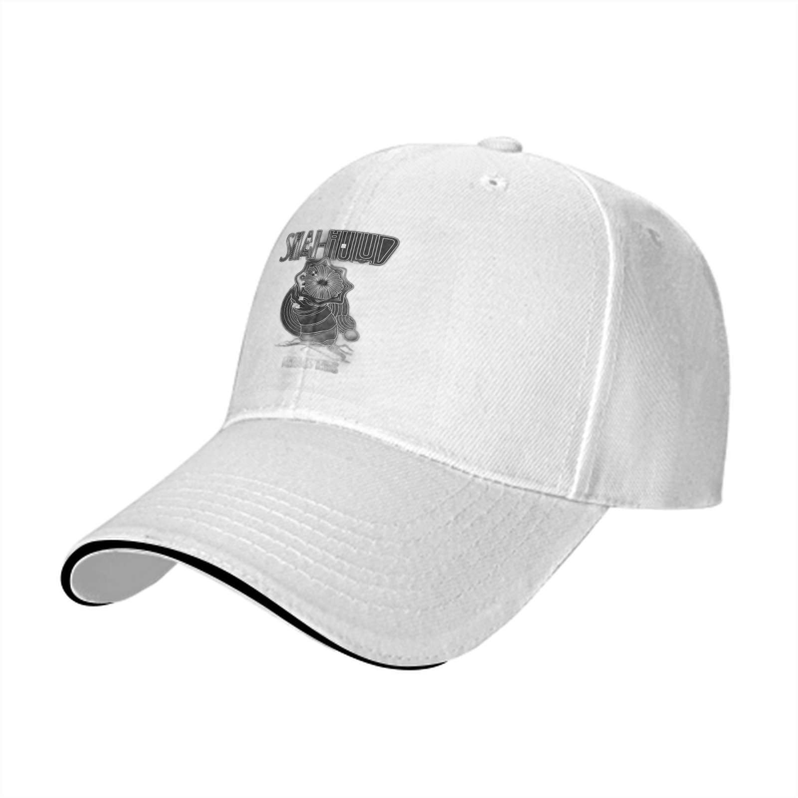 Black Baseball Cap With Shai-Hulud Sandworm Graphic