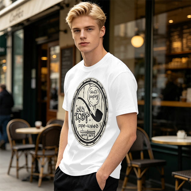 Old Toby Pipe Weed South Farthing Graphic Tee