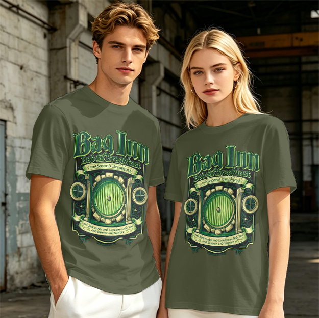 Bag Inn Bed and Breakfast Second Breakfast Themed T-Shirt