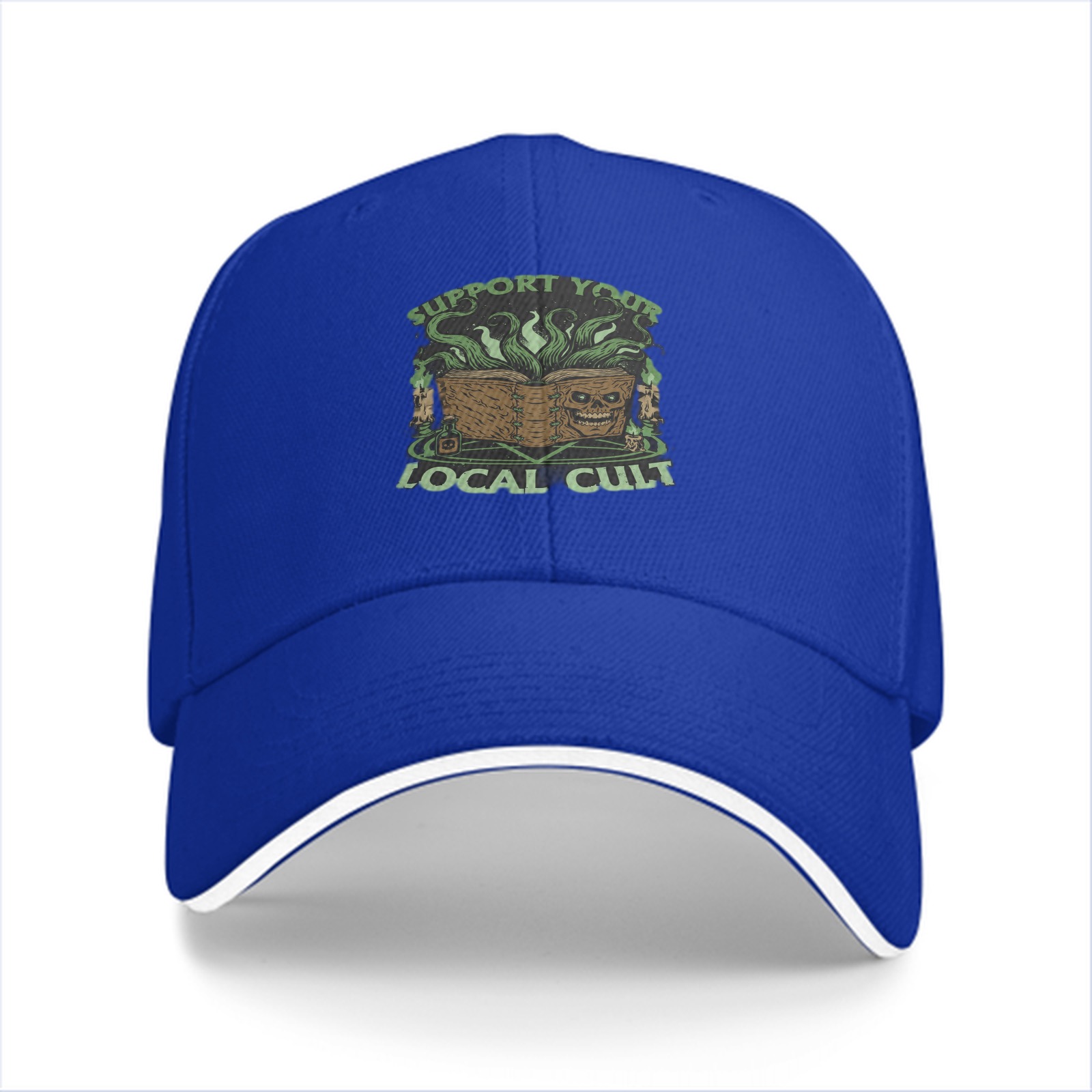 Support Your Local Cult Graphic Black Baseball Cap