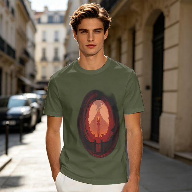Lord of the Rings Mordor Landscape Graphic Tee