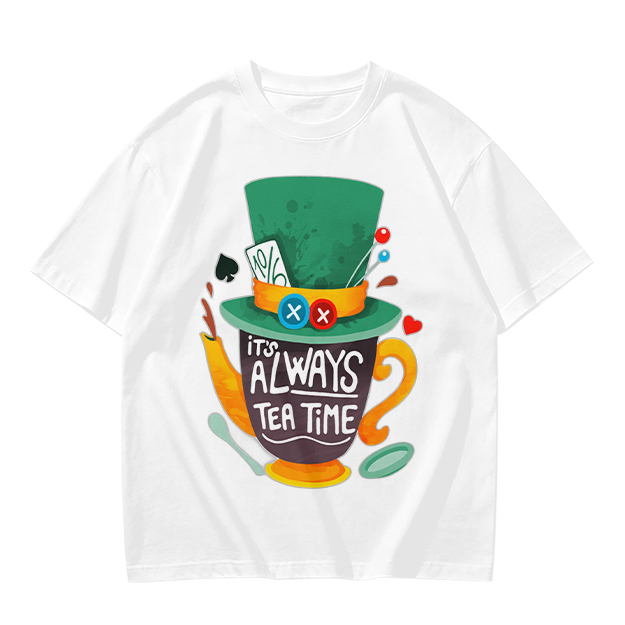 Mad Hatter Tea Time Graphic T-Shirt for Fans