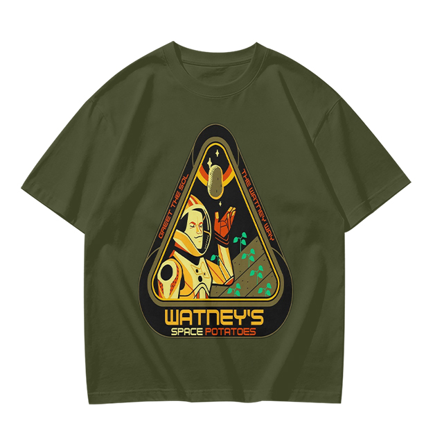 Watney's Space Potatoes Astronaut Graphic T-Shirt