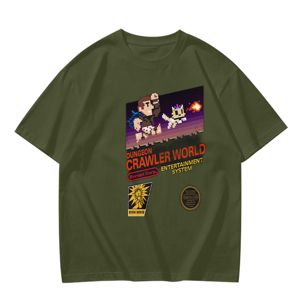 Dungeon Crawler World Retro Pixel Game Graphic T-Shirt