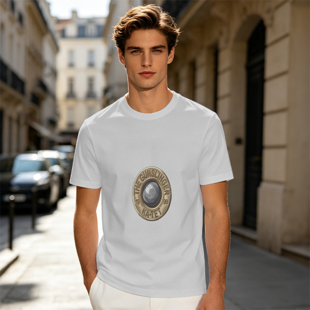 Olive T-Shirt With The Gunslinger Ka-Tet Emblem Print