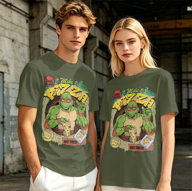 Teenage Mutant Ninja Turtle Mike's Pizza Graphic T-Shirt