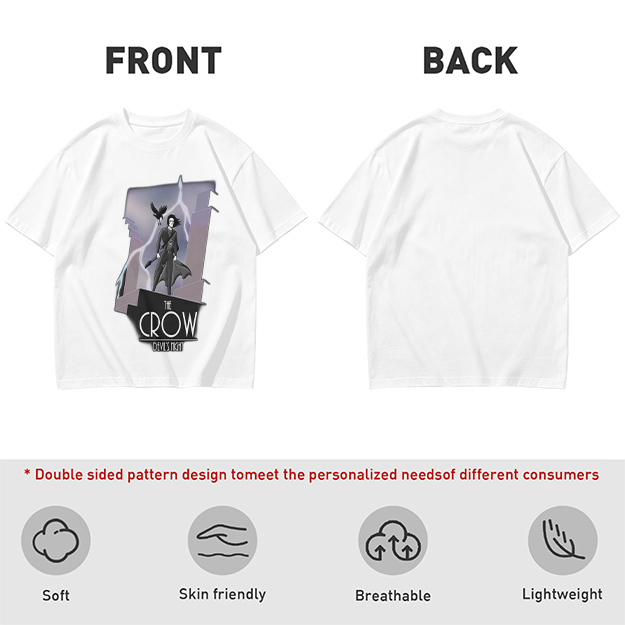 The Crow Devil's Night Graphic Print Olive T-Shirt
