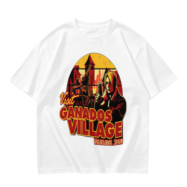 Visit Ganados Village Resident Evil Themed Graphic T-Shirt