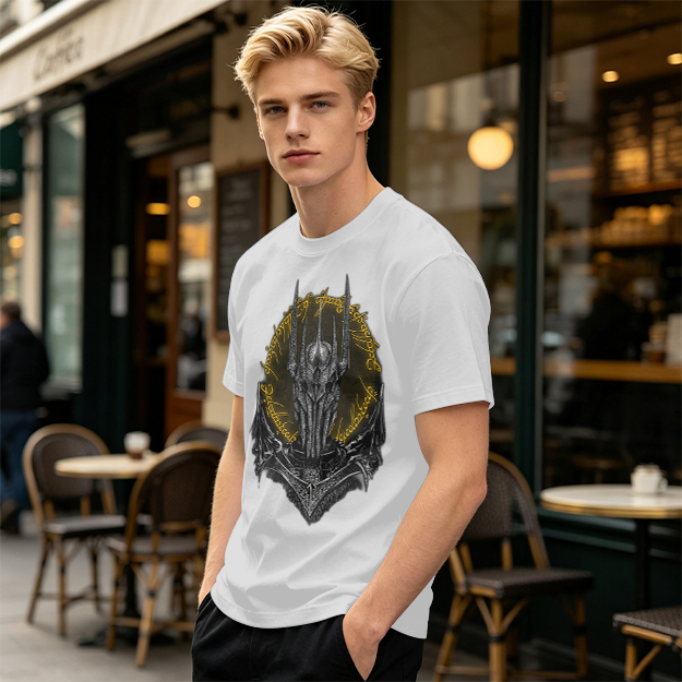 Lord of the Rings Sauron Helmet Graphic Tee