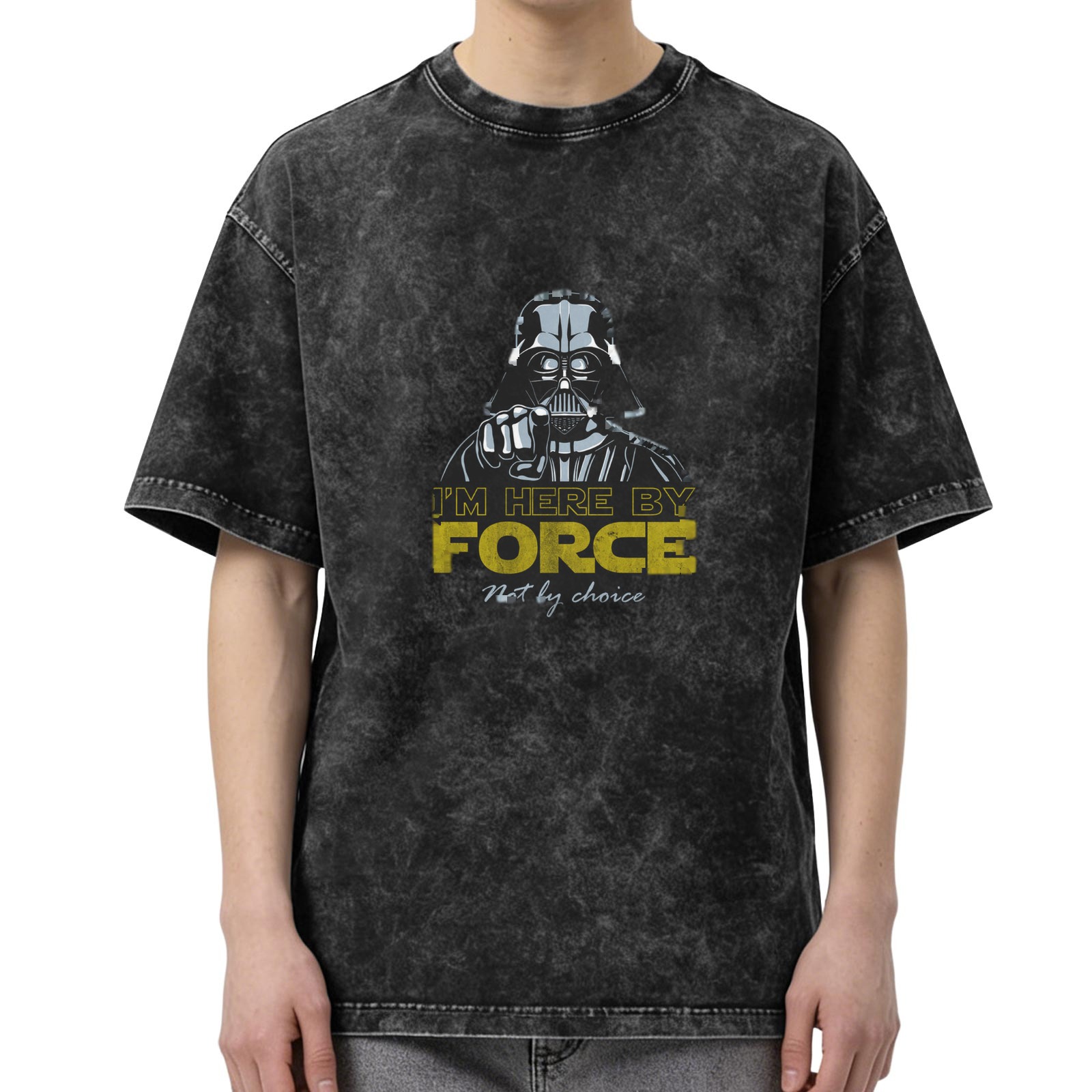 Oversized Star Wars Darth Vader 'I'm Here By Force' T-Shirt