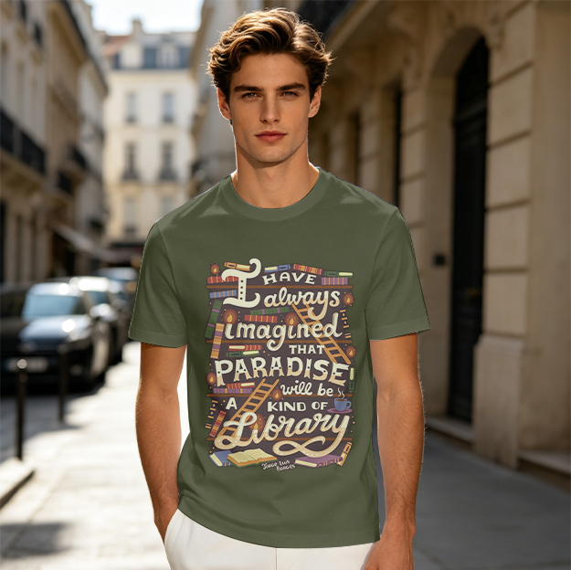 I Have Always Imagined Paradise Is A Library T-Shirt