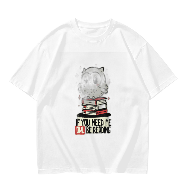 Owl Be Reading Pun T-Shirt for Book Lovers