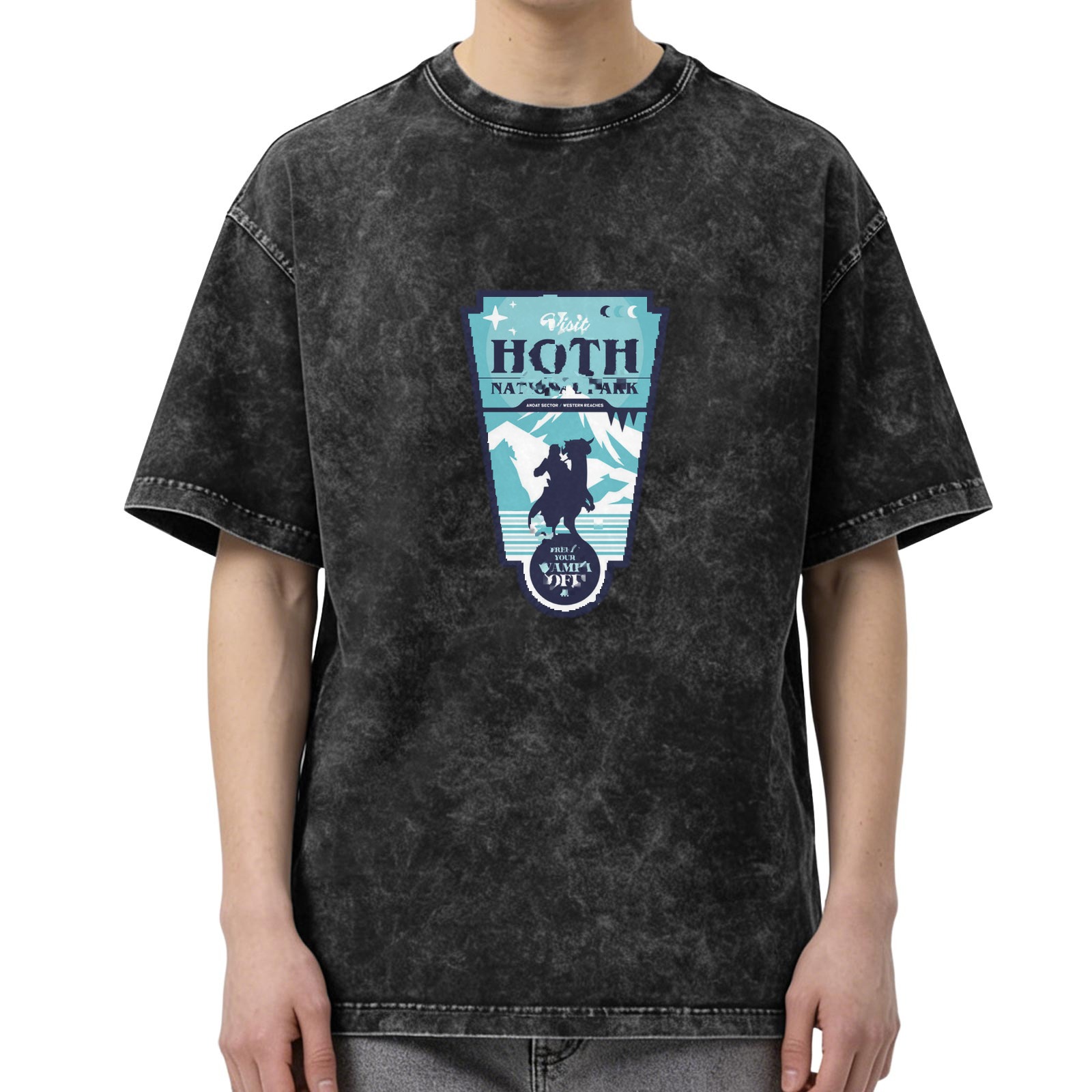 Visit Hoth National Park Snowy Graphic T-Shirt