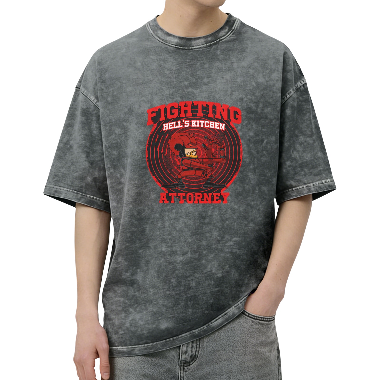 Fighting Hell's Kitchen Attorney Graphic Vintage T-Shirt