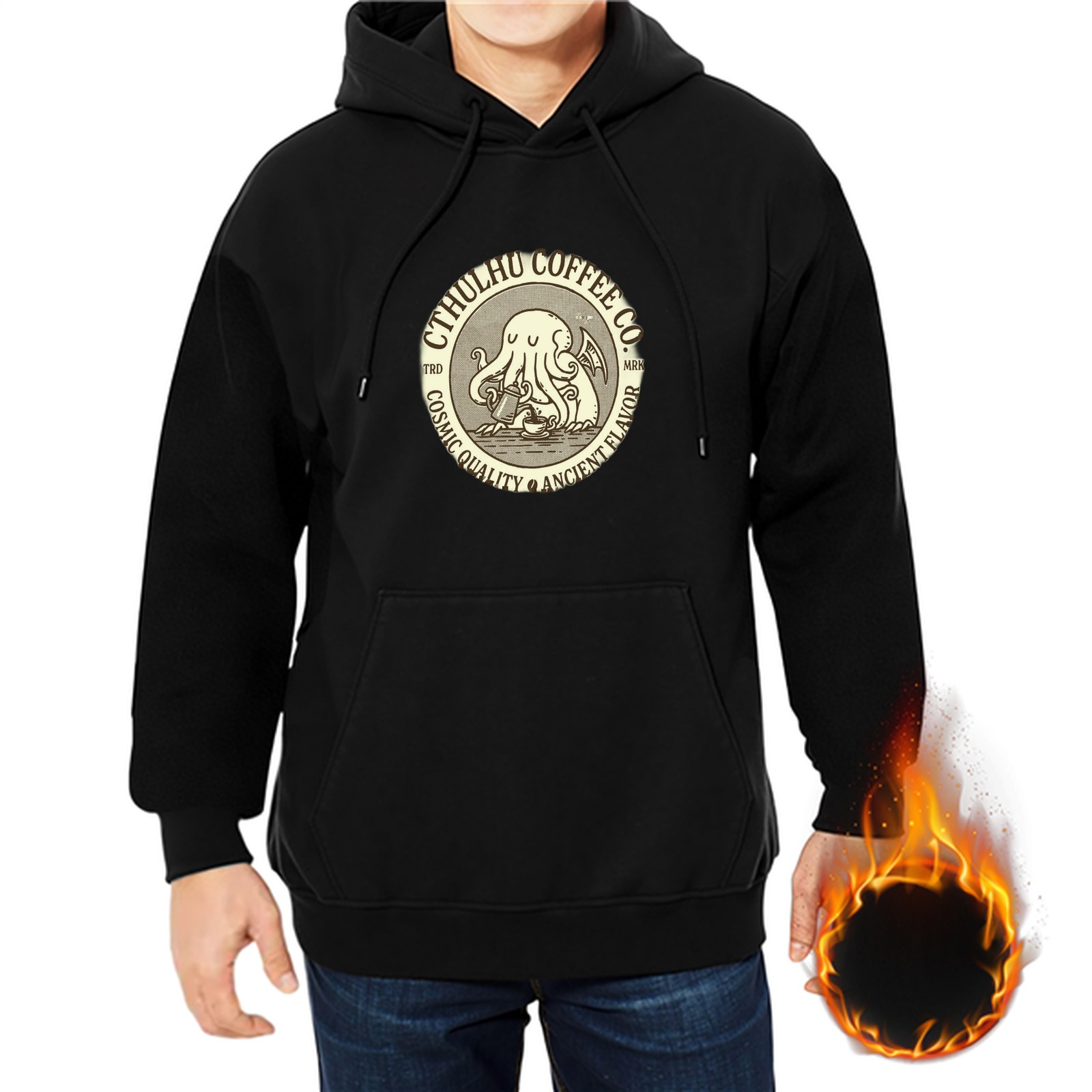Cthulhu Coffee Co. Cosmic Quality Ancient Flavor Hoodie
