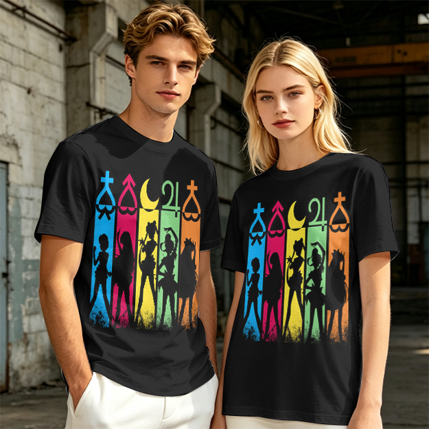 Sailor Moon Inner Senshi Silhouette Graphic T-Shirt