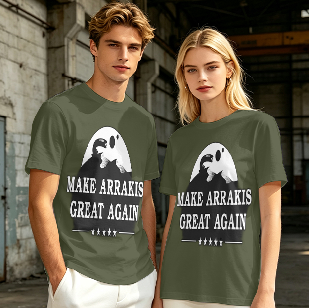 Make Arrakis Great Again Dune Themed Graphic T-Shirt