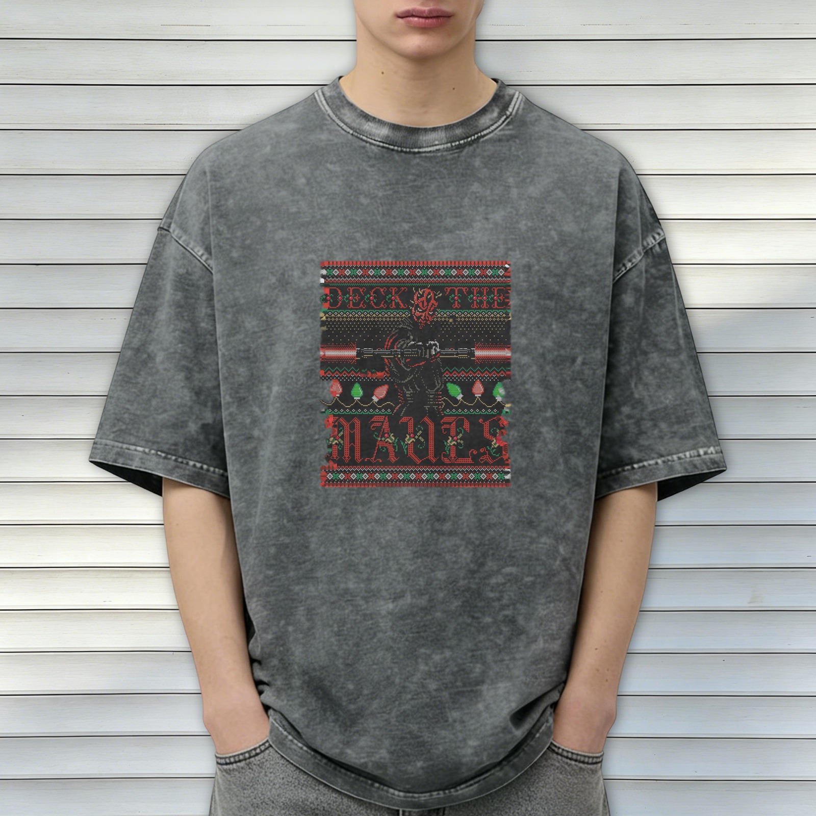 Star Wars Darth Maul Ugly Christmas Sweater T-Shirt