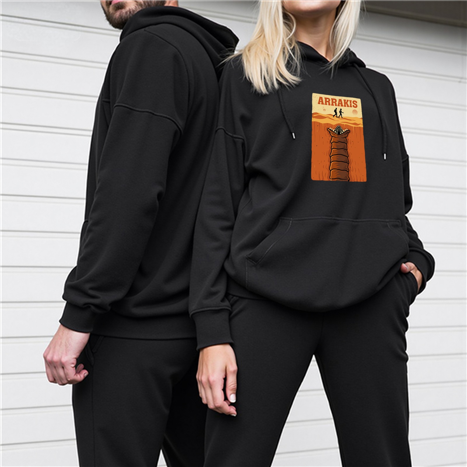 Arrakis Sandworm Desert Hoodie - Sci-Fi Fan Apparel