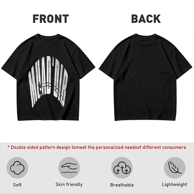 Olive green graphic t-shirt with arched distressed text print