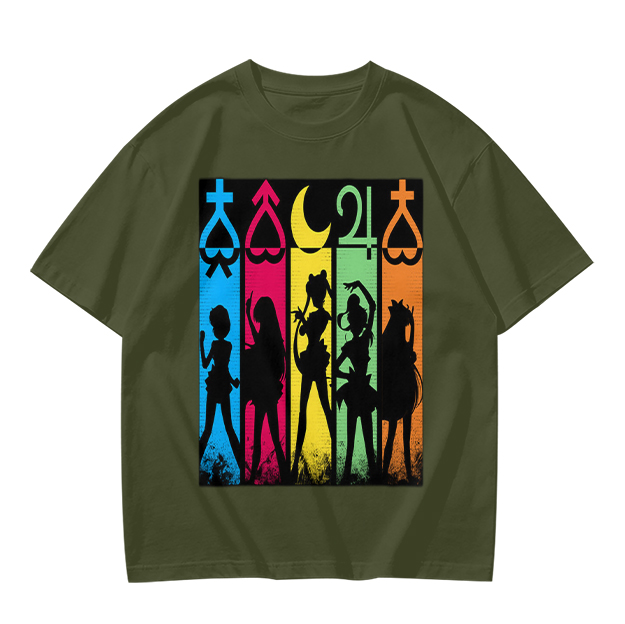 Sailor Moon Inner Senshi Silhouette Graphic T-Shirt