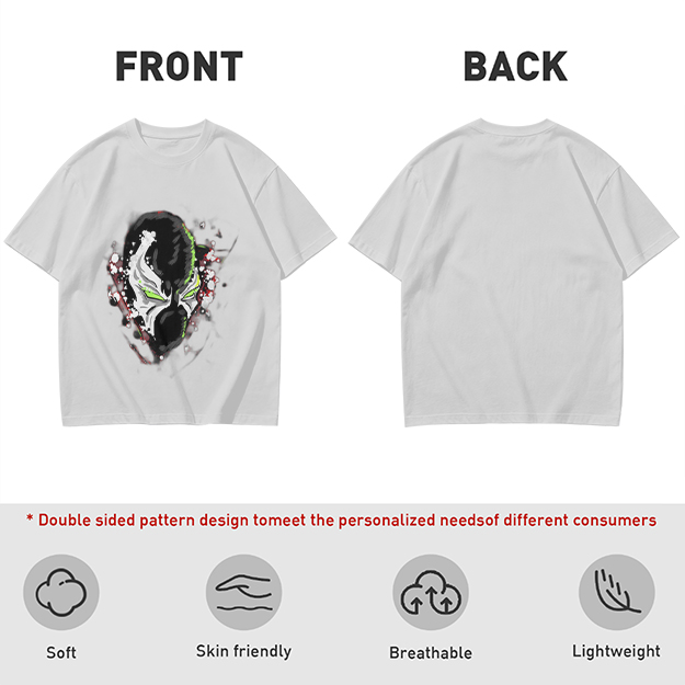 Olive T-shirt with Spawn Character Mask Graphic Print