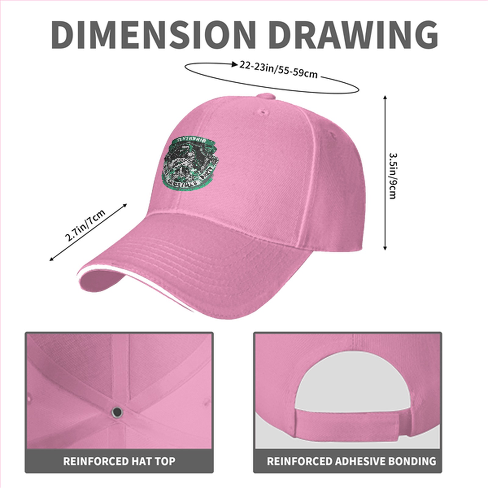 Slytherin House Christmas Party Baseball Cap