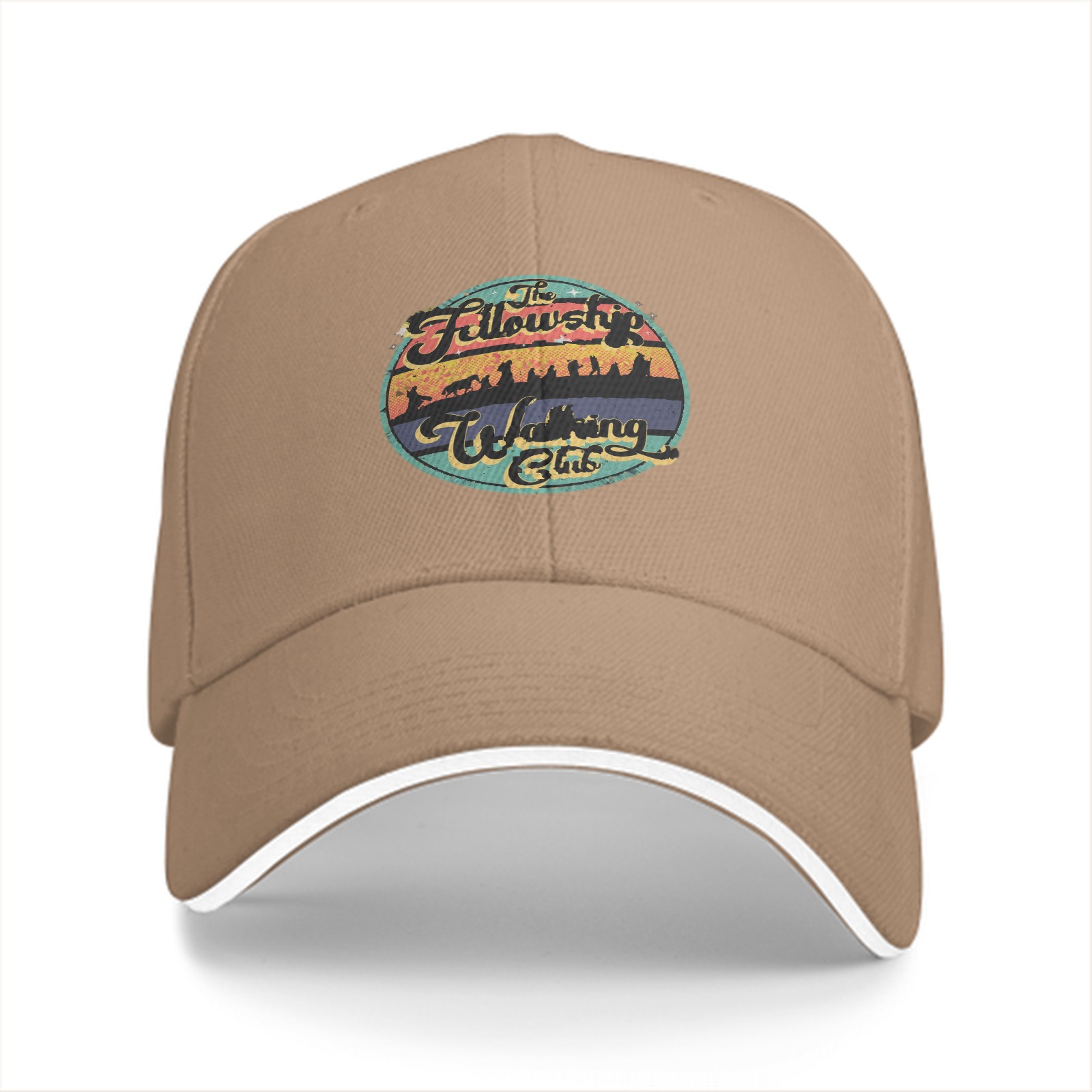 The Fellowship Walking Club Retro Graphic Baseball Cap