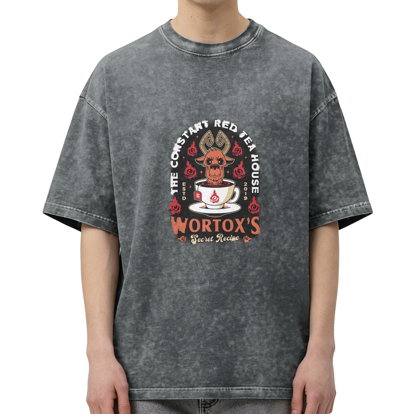 Wortox's Constant Red Tea House Secret Recipe T-Shirt