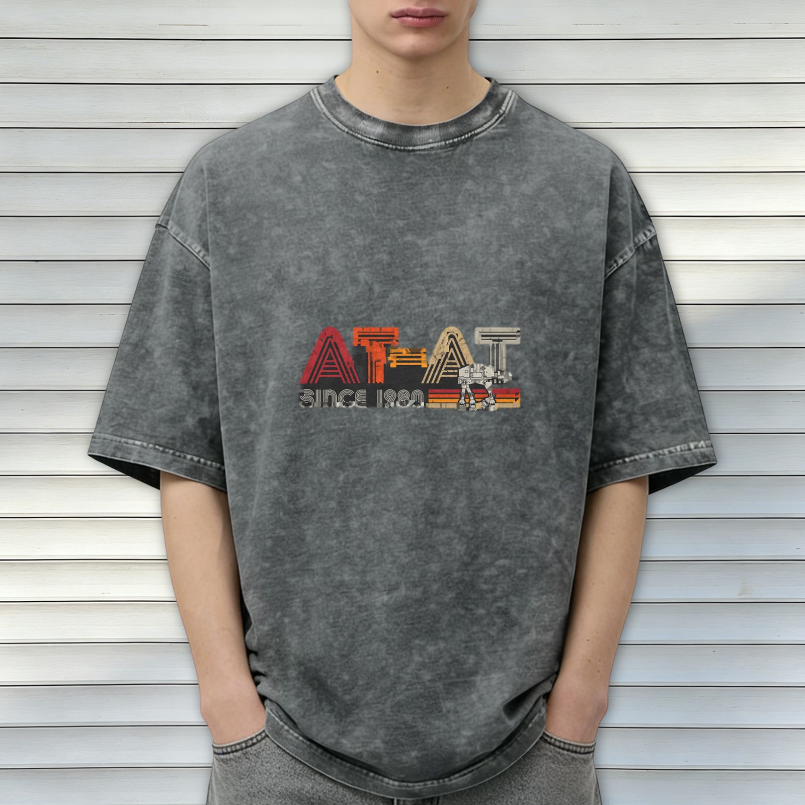 Star Wars AT-AT Since 1980 Vintage Wash Graphic T-Shirt
