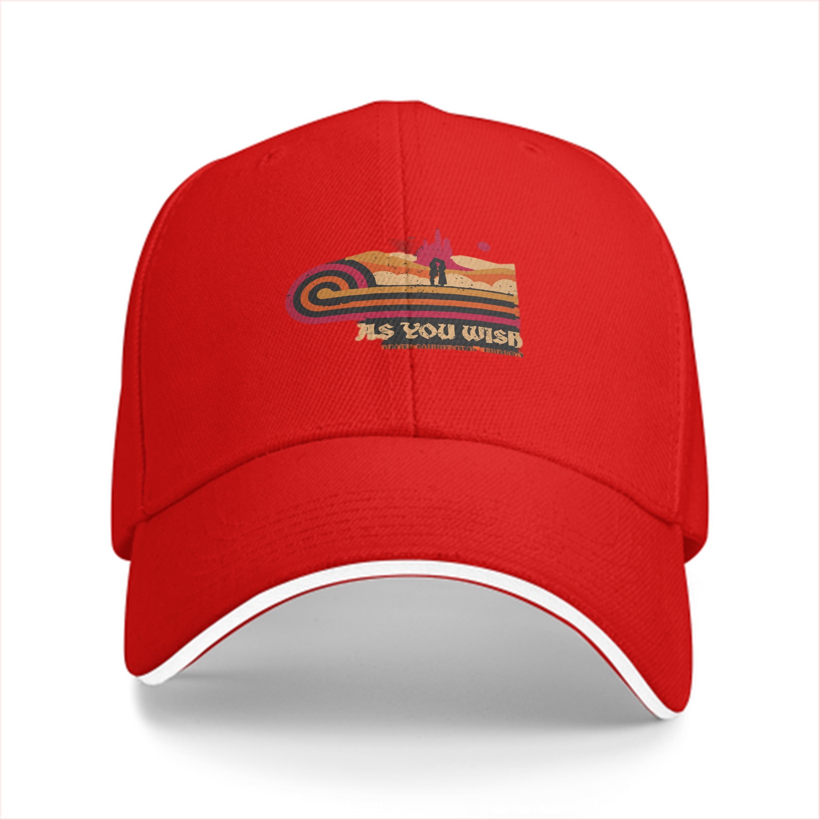 As You Wish Retro Landscape Graphic Baseball Cap
