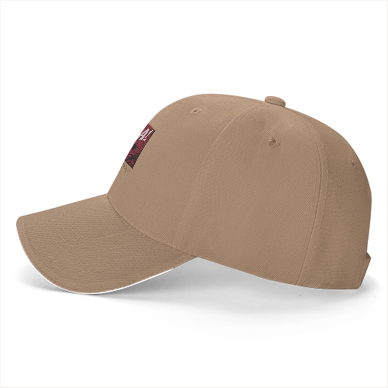 Black baseball cap with Kaneda Tetsuo anime graphic print