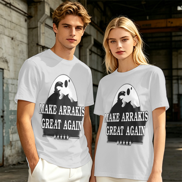 Make Arrakis Great Again Dune Themed Graphic T-Shirt