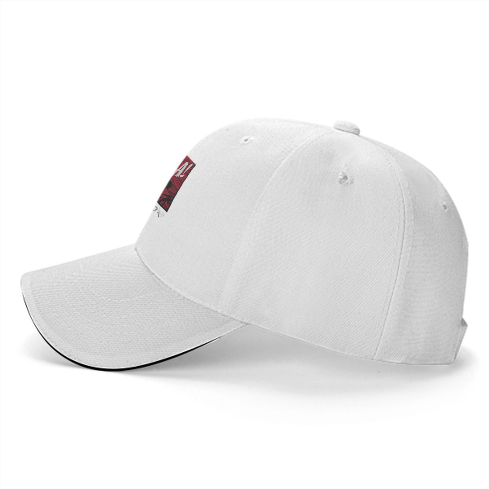 Black baseball cap with Kaneda Tetsuo anime graphic print