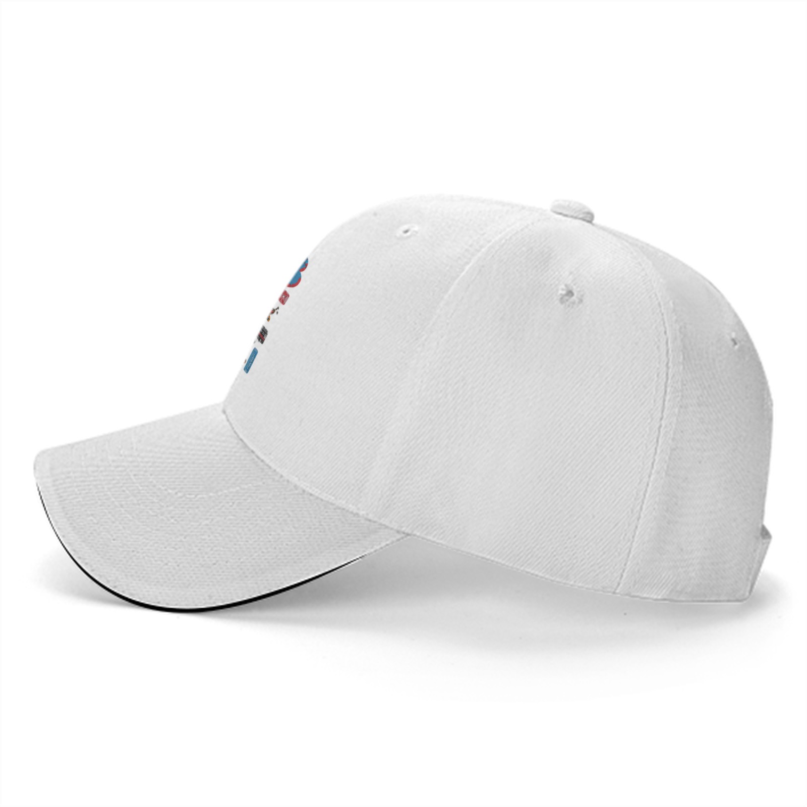 Black Baseball Cap With Super Spidey 3 Graphic Print