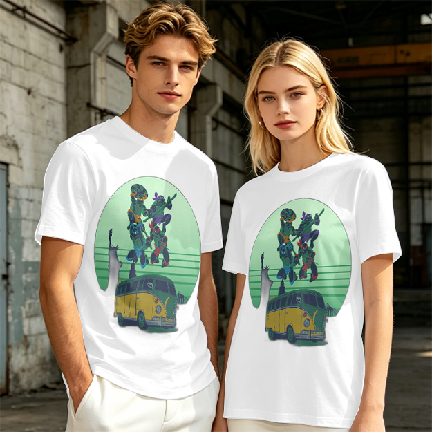Olive Teenage Mutant Ninja Turtles Graphic T-Shirt