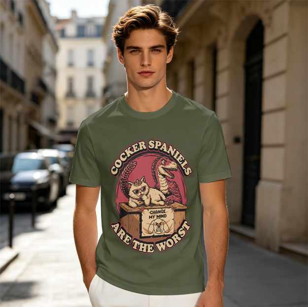 Cocker Spaniels Are The Worst Funny Graphic T-Shirt