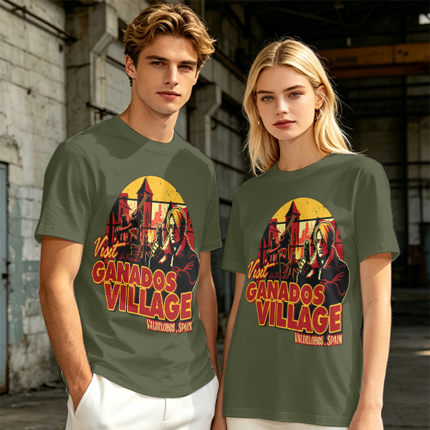 Visit Ganados Village Resident Evil Themed Graphic T-Shirt