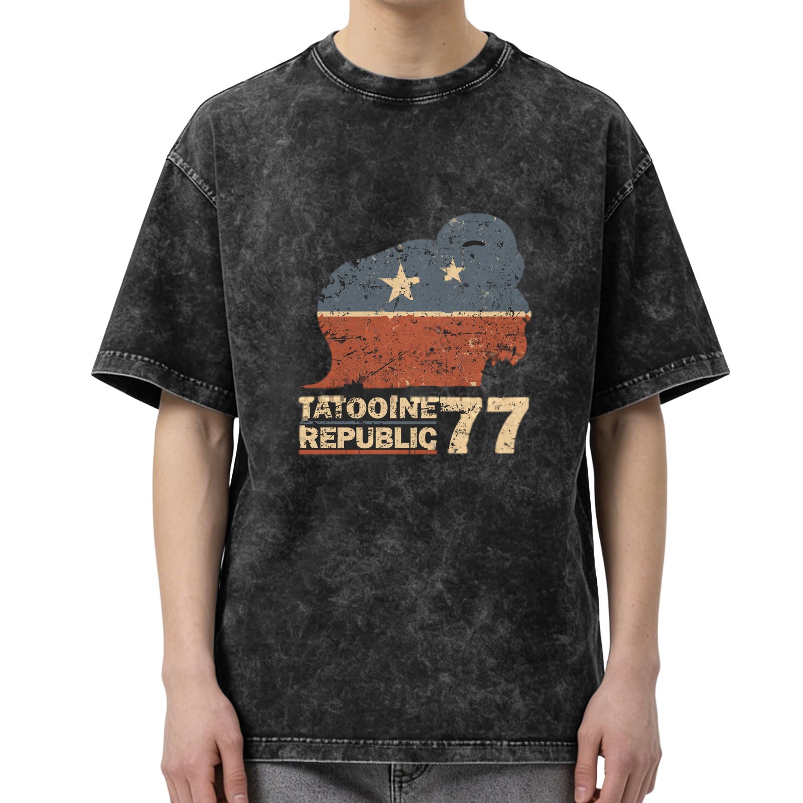 Tatooine Republic 77 Vintage Washed Graphic T-Shirt