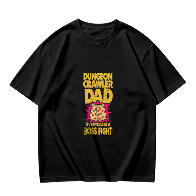 Dungeon Crawler Dad Everyday Is A Boss Fight T-Shirt