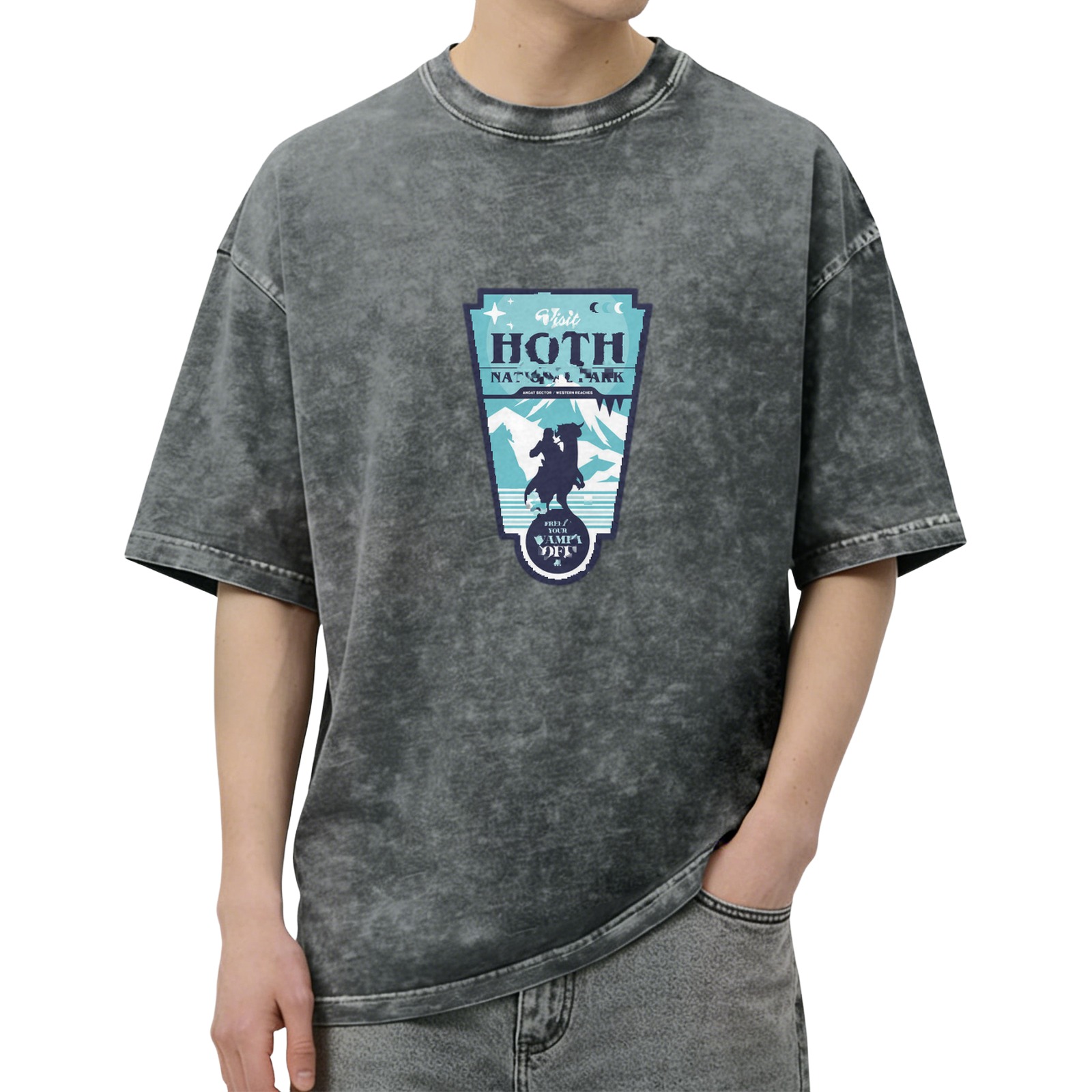 Visit Hoth National Park Snowy Graphic T-Shirt