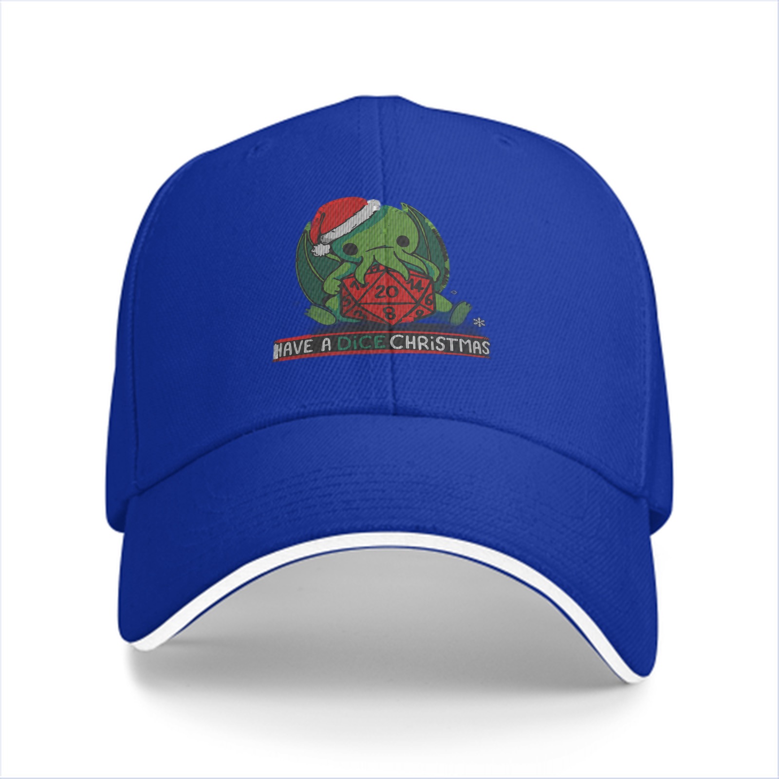 Have A Dice Christmas Cthulhu Baseball Cap