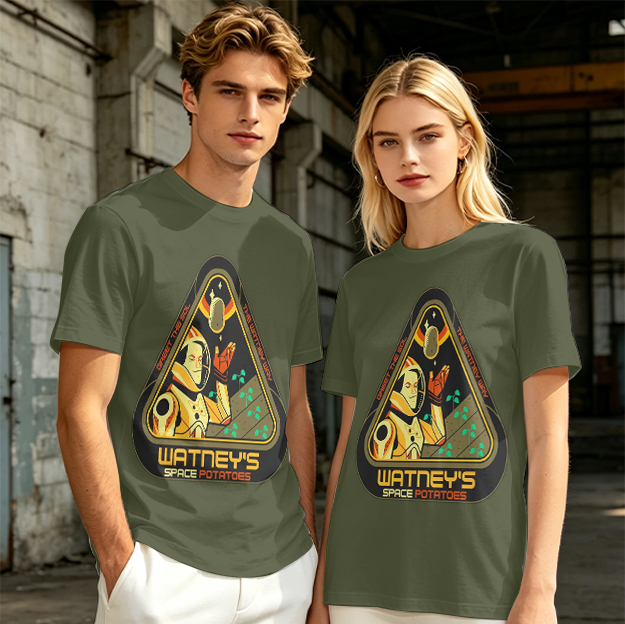 Watney's Space Potatoes Astronaut Graphic T-Shirt