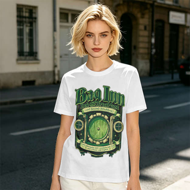 Bag Inn Bed and Breakfast Second Breakfast Themed T-Shirt