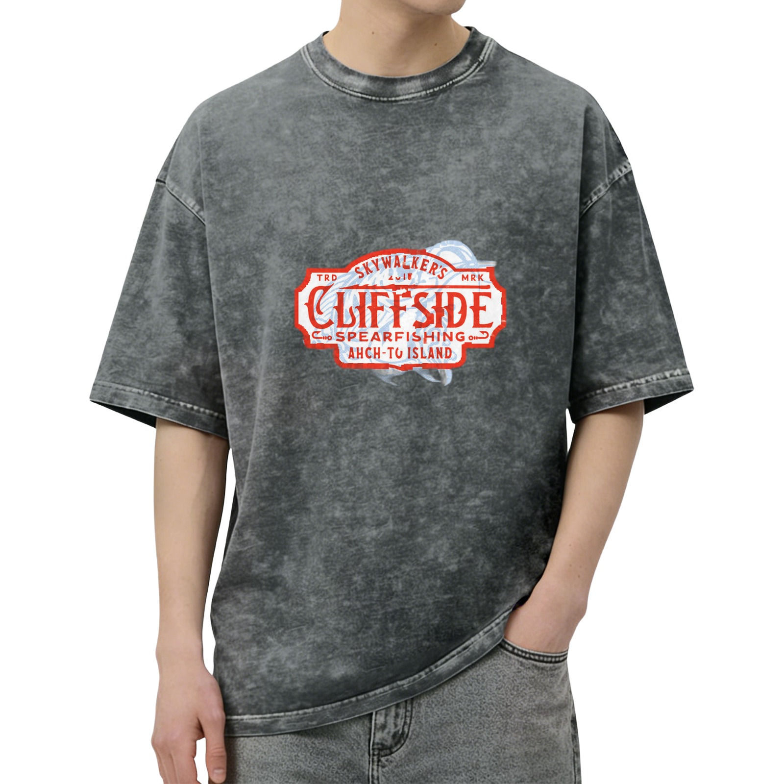 Skywalker's Cliffside Spearfishing Ahch-To Island T-Shirt