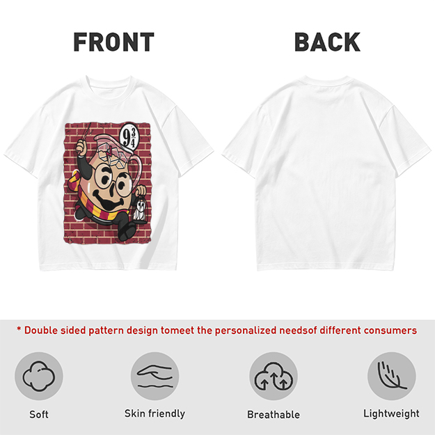 Olive T-shirt with Harry Potter themed pitcher graphic