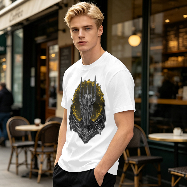 Lord of the Rings Sauron Helmet Graphic Tee