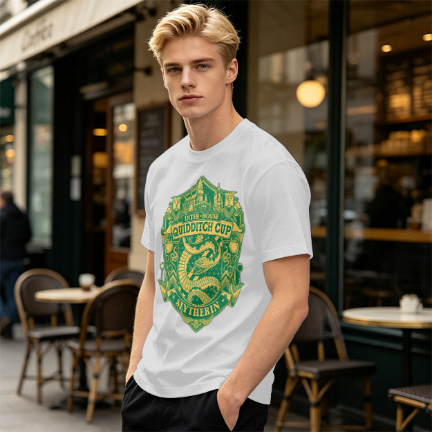 Slytherin Inter-House Quidditch Cup Crest T-Shirt