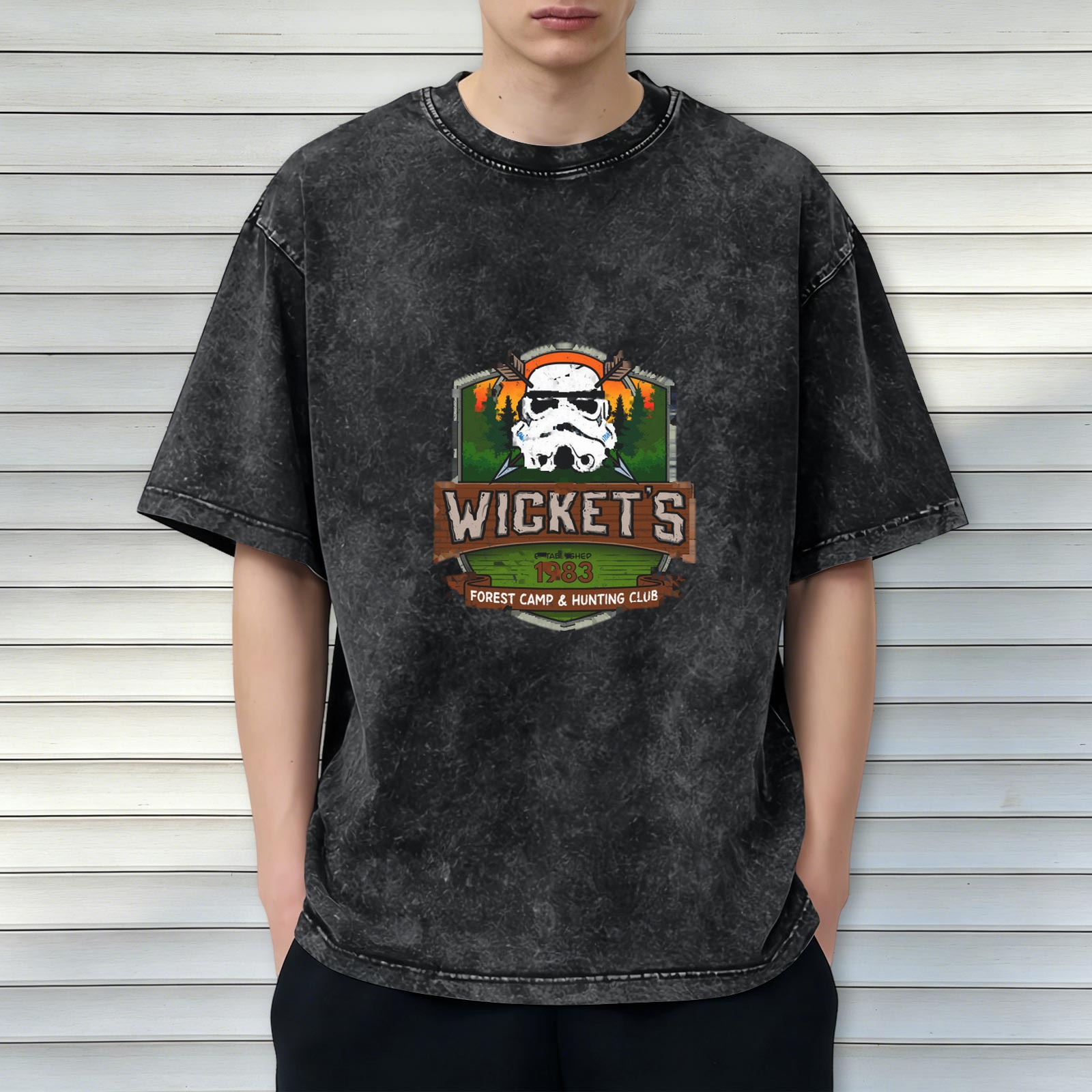 Wicket's Forest Camp & Hunting Club Stonewashed T-Shirt
